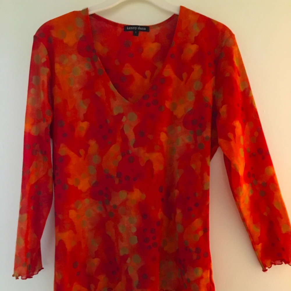 Kenny Dana Nylon Mesh Top
